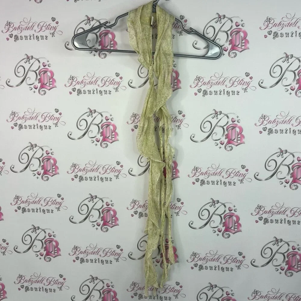 J.Jill Scarf 100% silk Elegant Cream Scarf floral light green purple pink